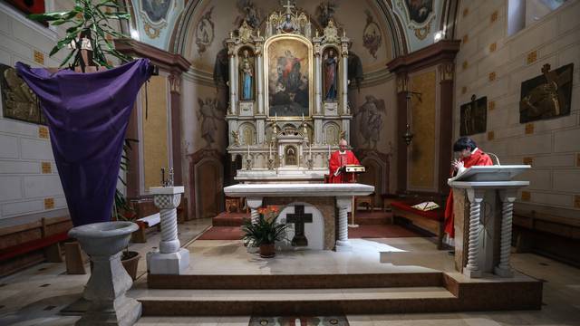 Zagreb: Obred muke gospodnje u crkvi Uznesenja Majke Božje Stenjevečke