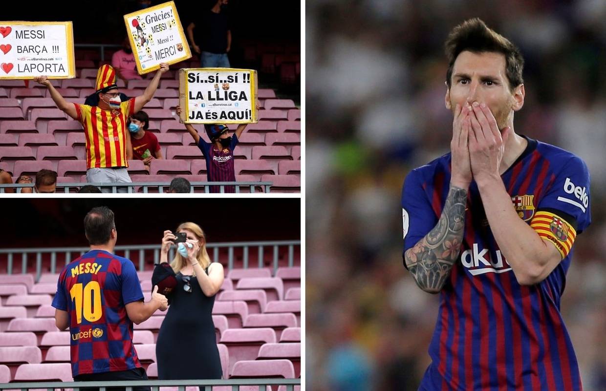 Pogledajte kako su se navijači naklonili Leu Messiju! Barca slavila uz dosta muke na kraju