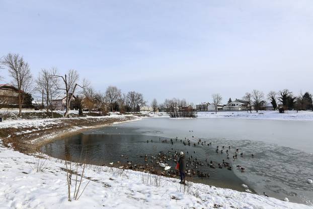 Sveta Nedelja: Zimska idila na jezeru Kipišće