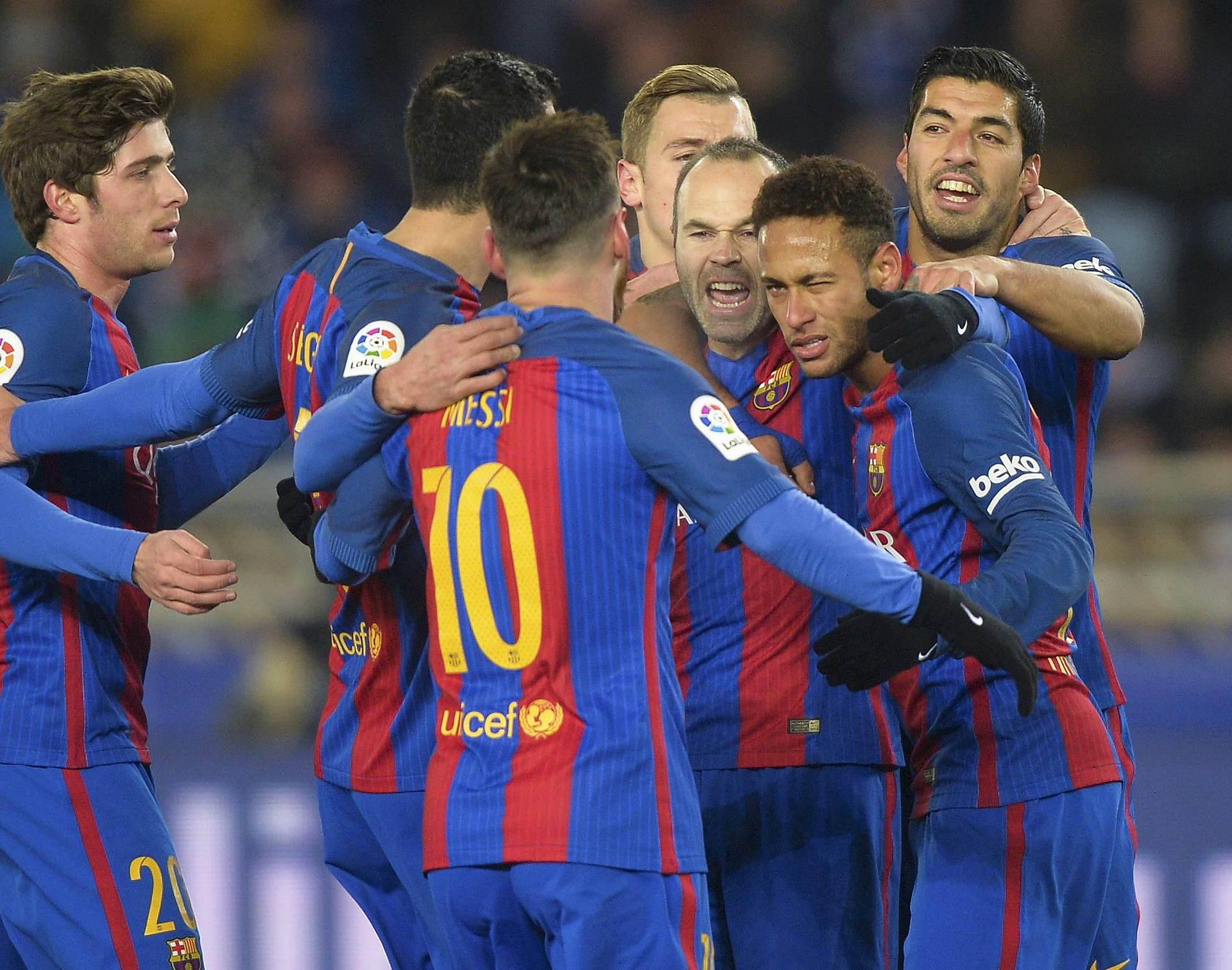 Football Soccer - Real Sociedad v Barcelona - Spanish King's Cup