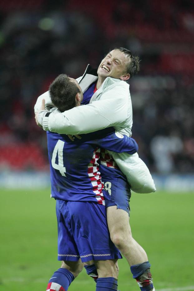 ARHIVA - 21.11.2007. Hrvatska nogometna reprezentacija na Wembleyju pobijedila Englesku 3-2