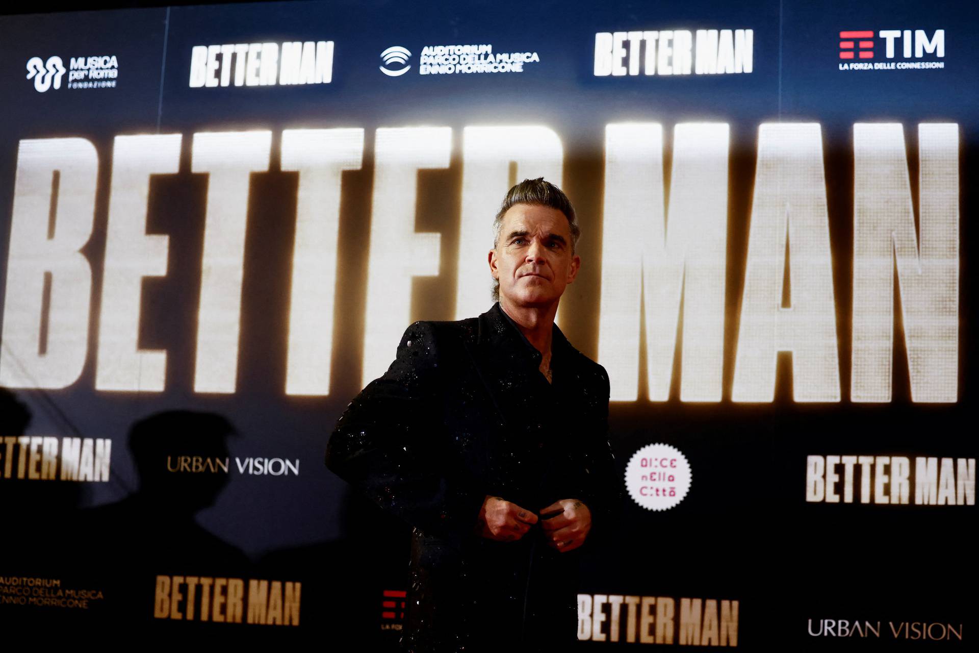 Screening of "Better Man" at the Auditorium Parco della Musica in Rome