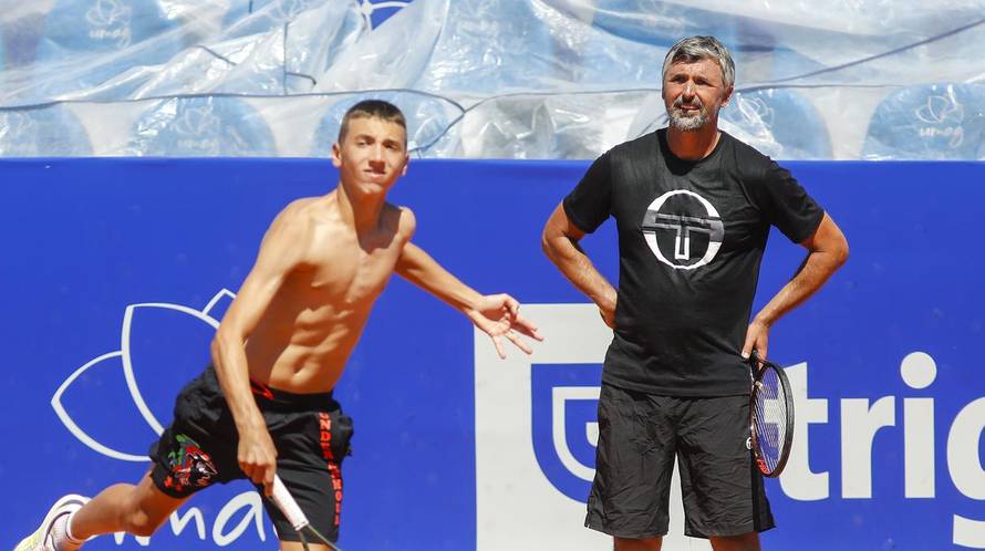 Goran Ivanišević sa sinom Emanuelom na Plava Laguna Croatia Open Umag teniskom turniru