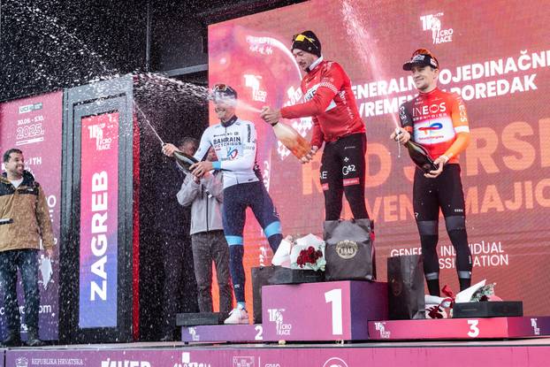 Zagreb: Pobjednici biciklističke utrke CRO Race 2025.