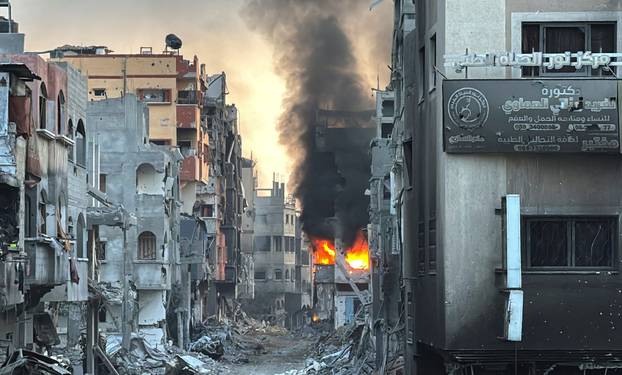 Aftermath of Israeli military operation in Beit Lahiya, in the northern Gaza Strip