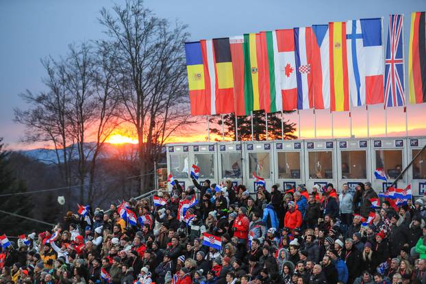 Zagreb: NavijaÄi uz stazu prate Å¾enski slalom Snow Queen Trophy