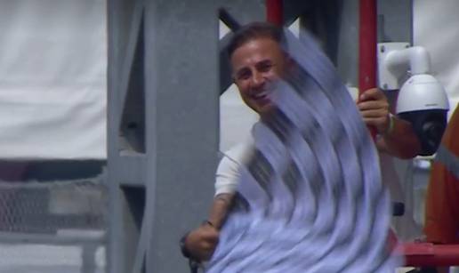 VIDEO Cannavaro na MotoGP-u mahao zastavicom: 'Tu čast je dobio jer je trenirao Dinamo'