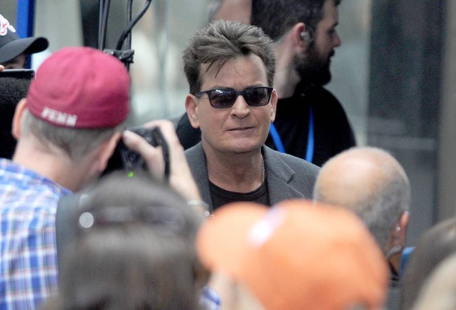 New York: Charlie Sheen i Meghan Trainor na snimanju Today showa