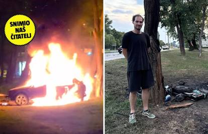 VIDEO Heroj koji je izvukao mladića iz gorućeg auta za 24sata: 'Bio je blizu smrti'