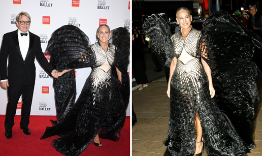 Carrie B. rekla bi bravo! Sarah Jessica Parker s teatralnim krilima 'sletjela' na crveni tepih