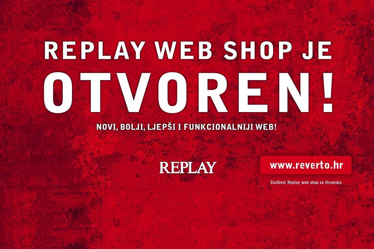 Novi službeni Replay web shop je otvoren!