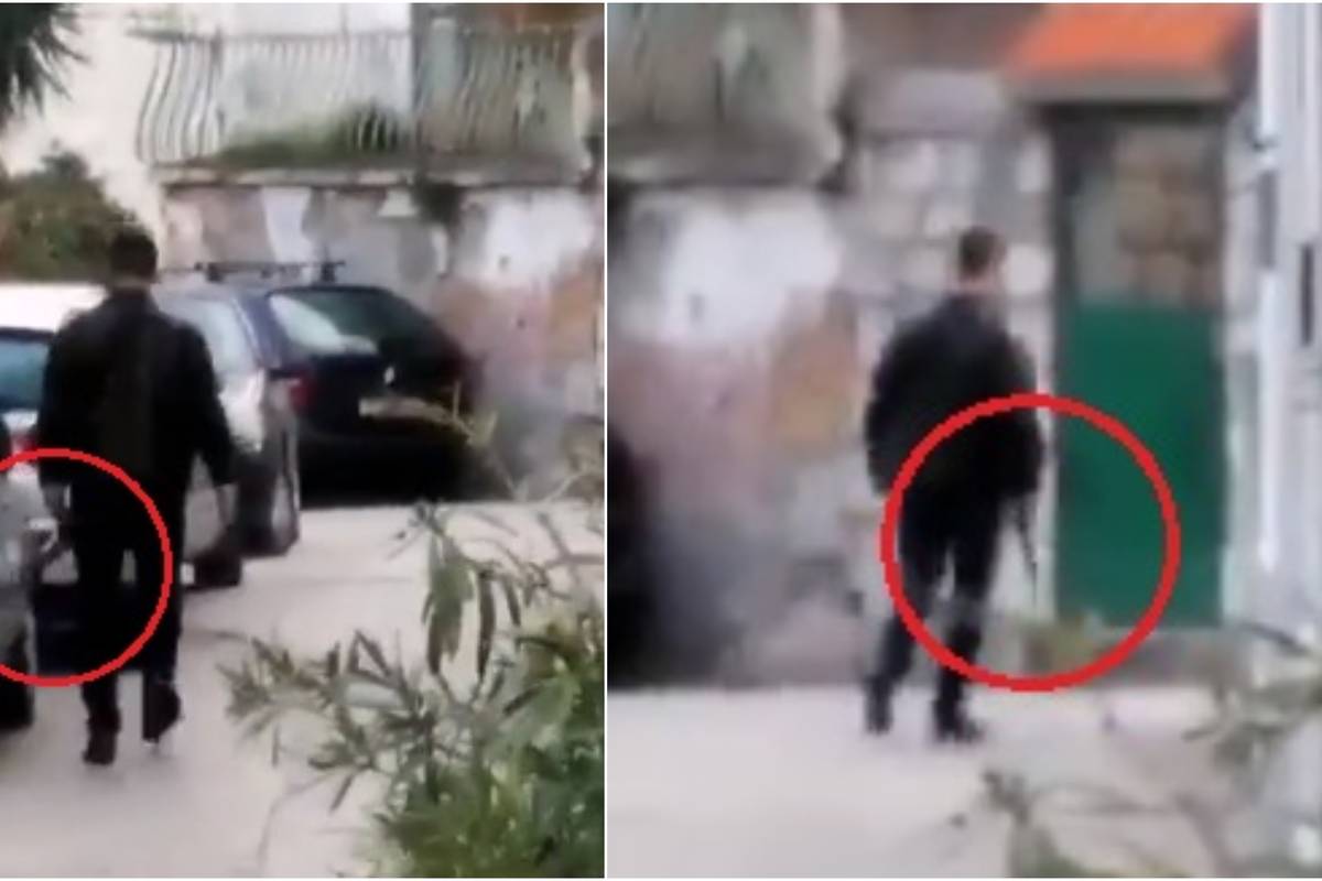 Splitom se širi snimka mladića s vatrenim oružjem u rukama