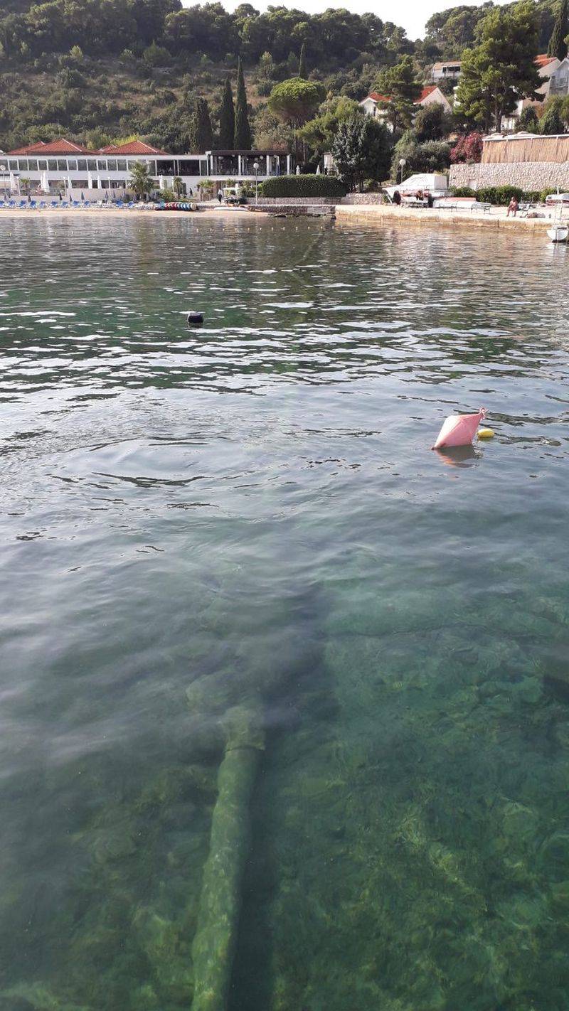 Opet fekalije u moru! Kupanje zabranjeno na otoku Koločepu