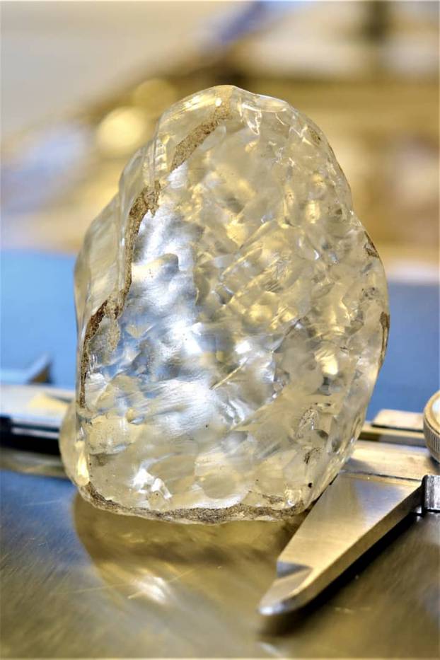 Diamond believed to be third largest gem-quality stone ever to be mined is discovered in Botswana