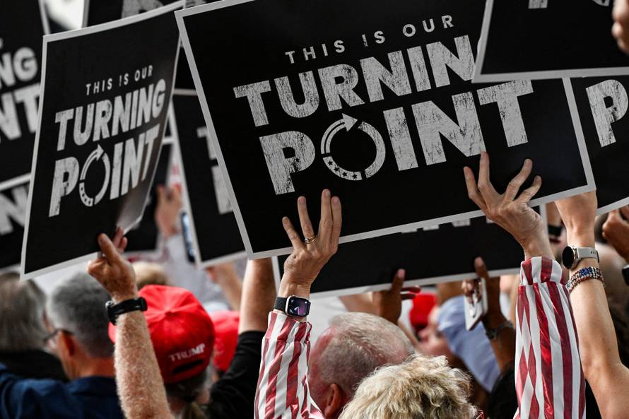 Memorial service for slain conservative commentator Charlie Kirk, in Glendale