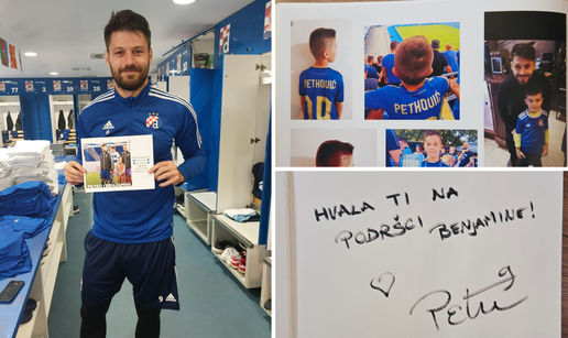 Dječak (10) za rođendan dobio fotoknjigu, Bruno Petković je potpisao: 'Hvala ti, Benjamine!'