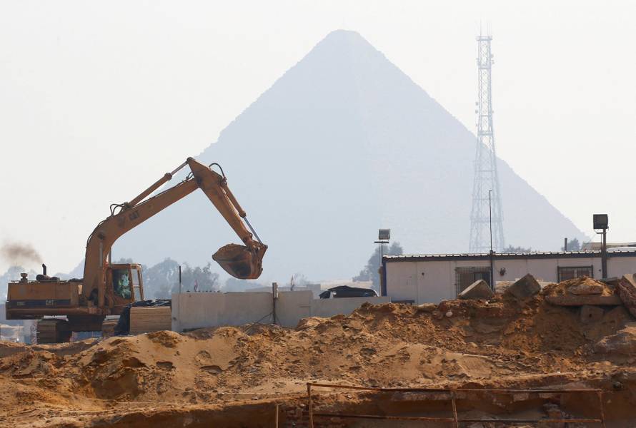 FILE PHOTO: The Grand Egyptian Museum takes shape after two decades in the making