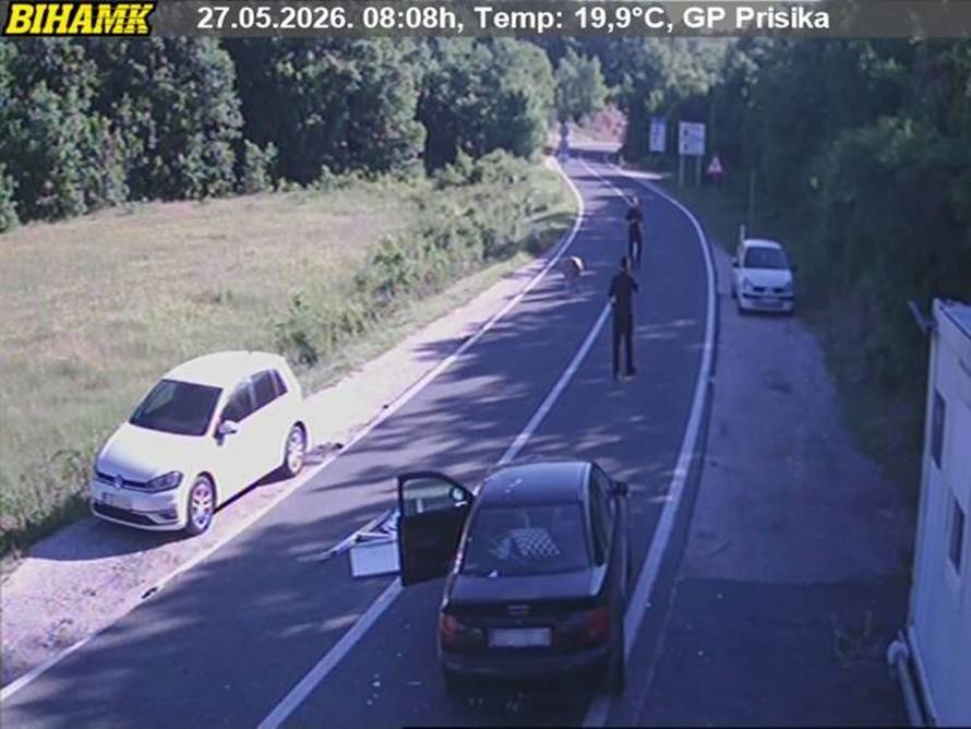 Prekinuli promet kod granice u Aržanu zbog nesreće u BiH