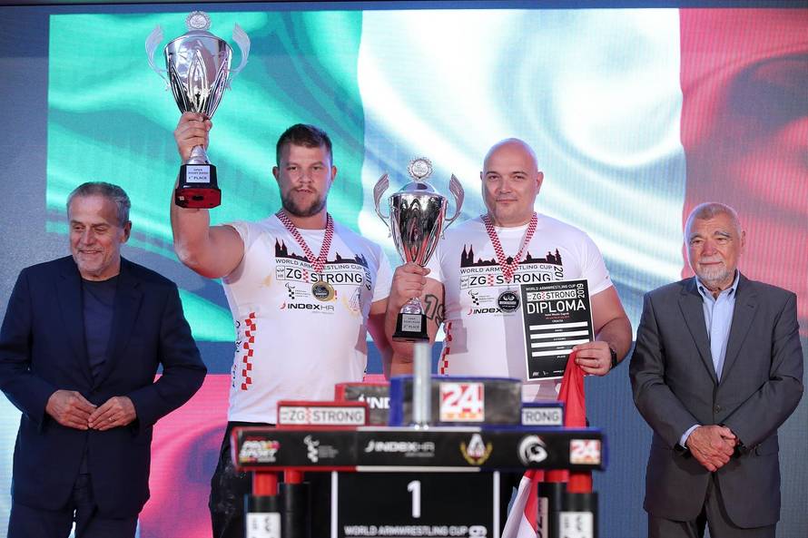 Zagreb: OdrÅ¾an Svjetski kup u obaranju ruke ZG Strong 2019.