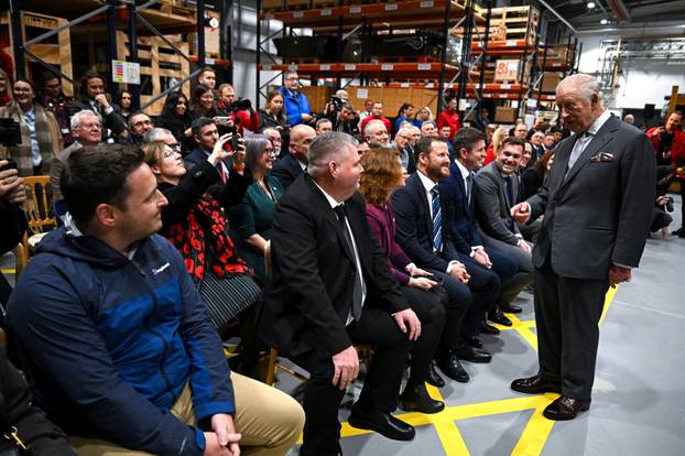 Britain's King Charles visits Wales