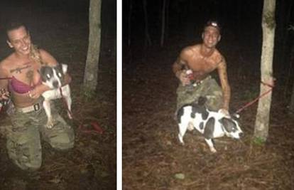 Monstruozni par: Zavezali psa za stablo i upucali ga pet puta