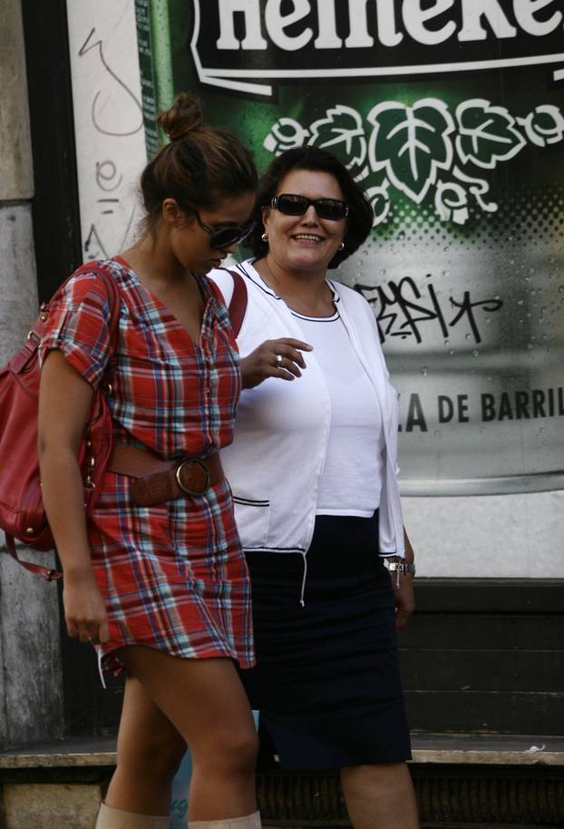 Zagreb: Mirjana Sanader i k?er Bruna u Ilici obavile shopping