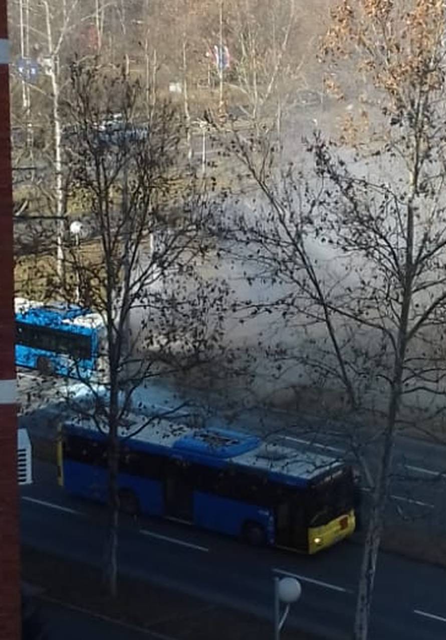 'Osjetili smo da smrdi dim pa vidjeli autobus u plamenu'