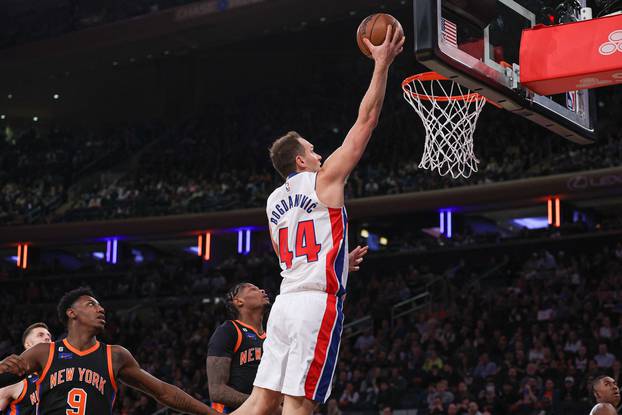 NBA: Detroit Pistons at New York Knicks