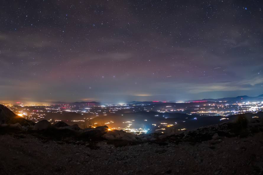 Aurora Borealis promatrana s vrha Biokova Sv. Jure 