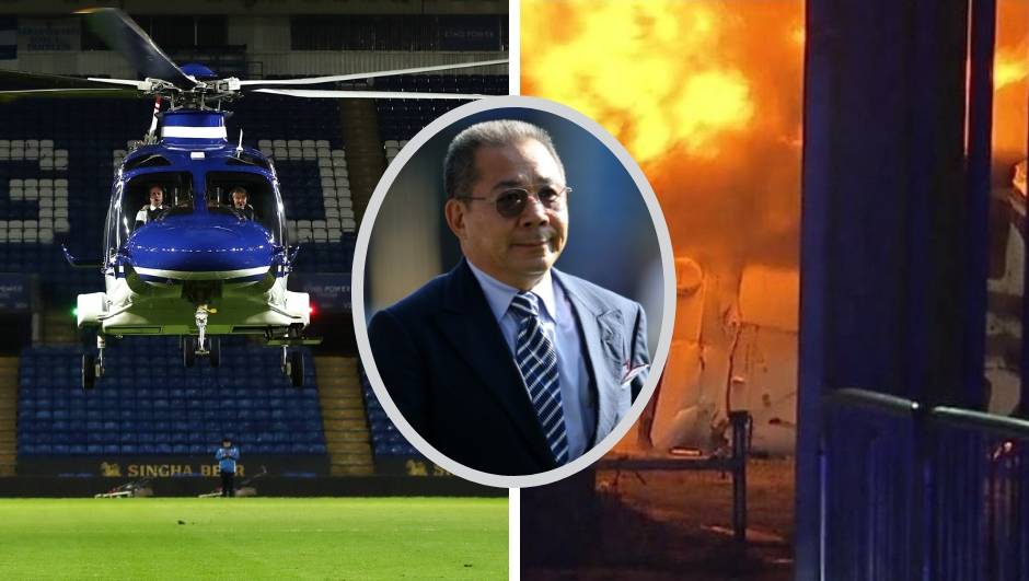 Užas! Helikopter s vlasnikom Leicestera pao kraj stadiona