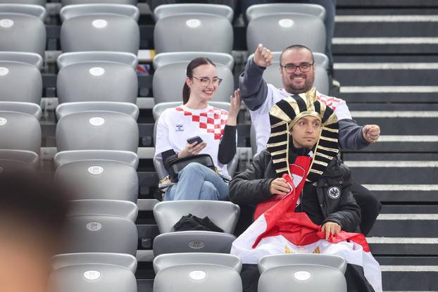 Zagreb: Navijači na rukometnoj utakmici Svjetskog prvenstva Hrvatska - Zelenortski Otoci 