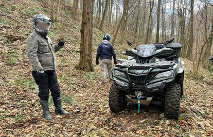 Na Bilogori naletio na žicu: ’Da je vozio malo brže, bio bi mrtav’