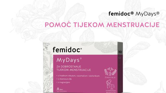 Na tržište je stigao femidoc My Days - prvi biljni preparat koji ublažava simptome PMS-a