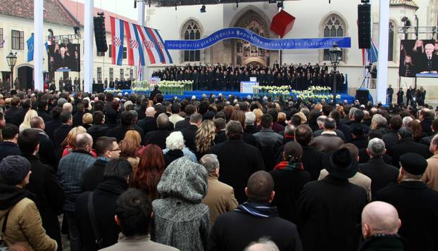 Zagreb: Sve?ana prisega tre?eg predsjednika Republike Hrvatske