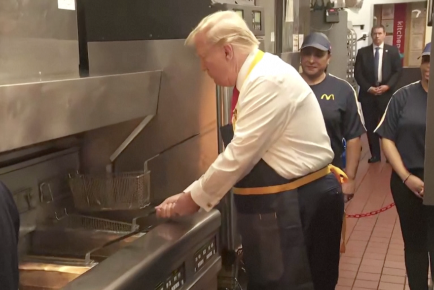 Trump u McDonald'su