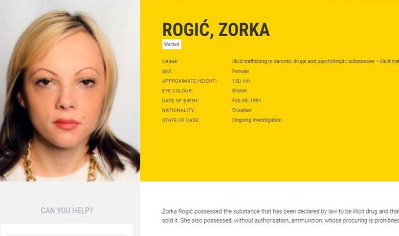 Lista najtraženijih: Na njoj je i Hrvatica, krijumčarila je drogu
