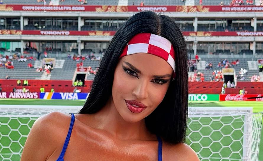 VIDEO Ivana Knoll u grudnjaku uzela megafon u ruke, navijači je nisu podržali: 'Ne može'
