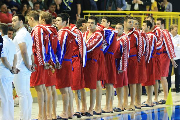 Vukovar: Utakmica vaterpolske FINA Svjetske lige Hrvatska - Francuska