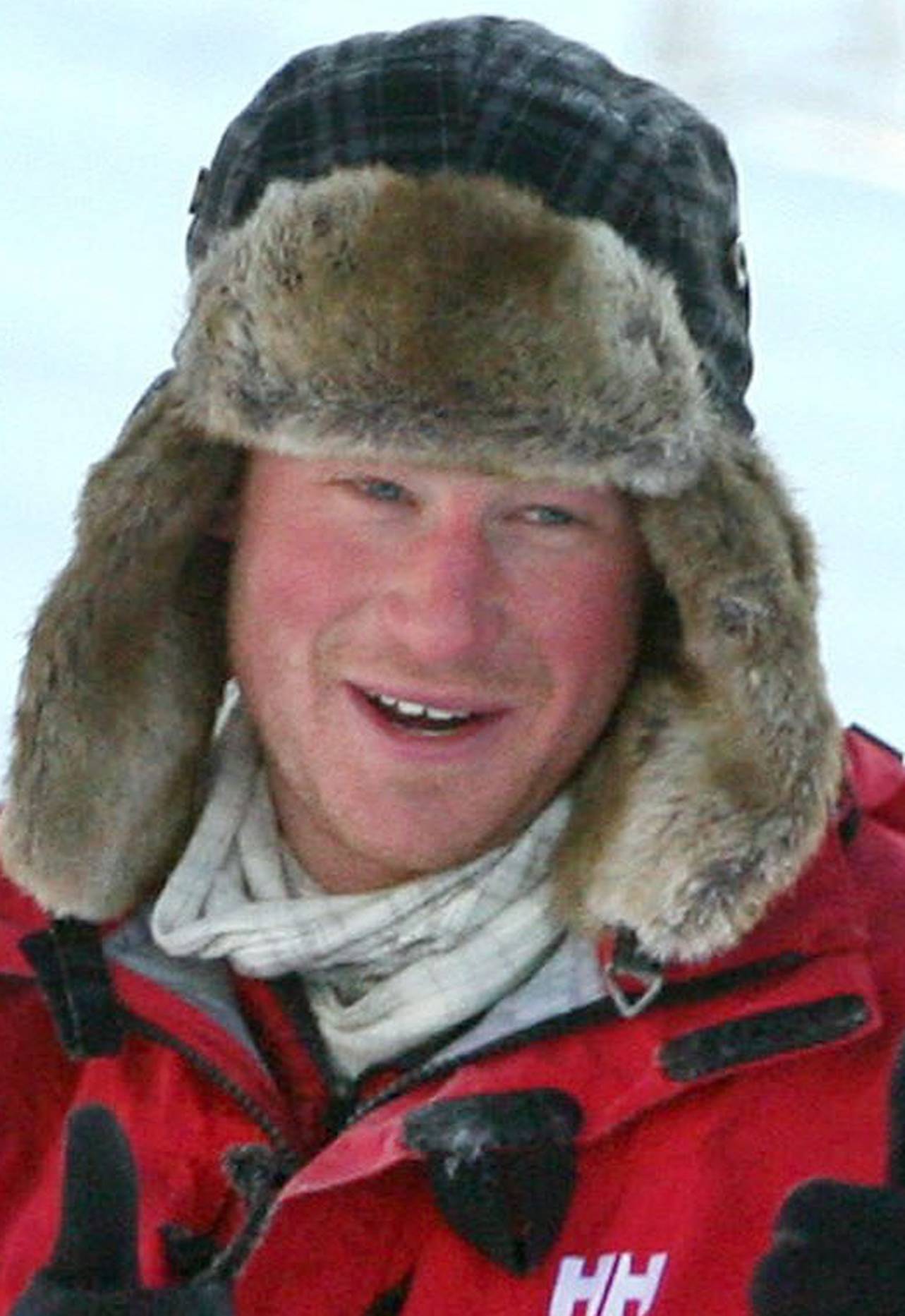 PRINCE HARRY ON THE WALKING WITH THE WOUNDED EXPEDITION