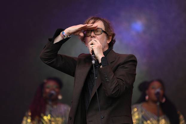 Glastonbury Festival at Worthy Farm in Pilton, Somerset, Britain