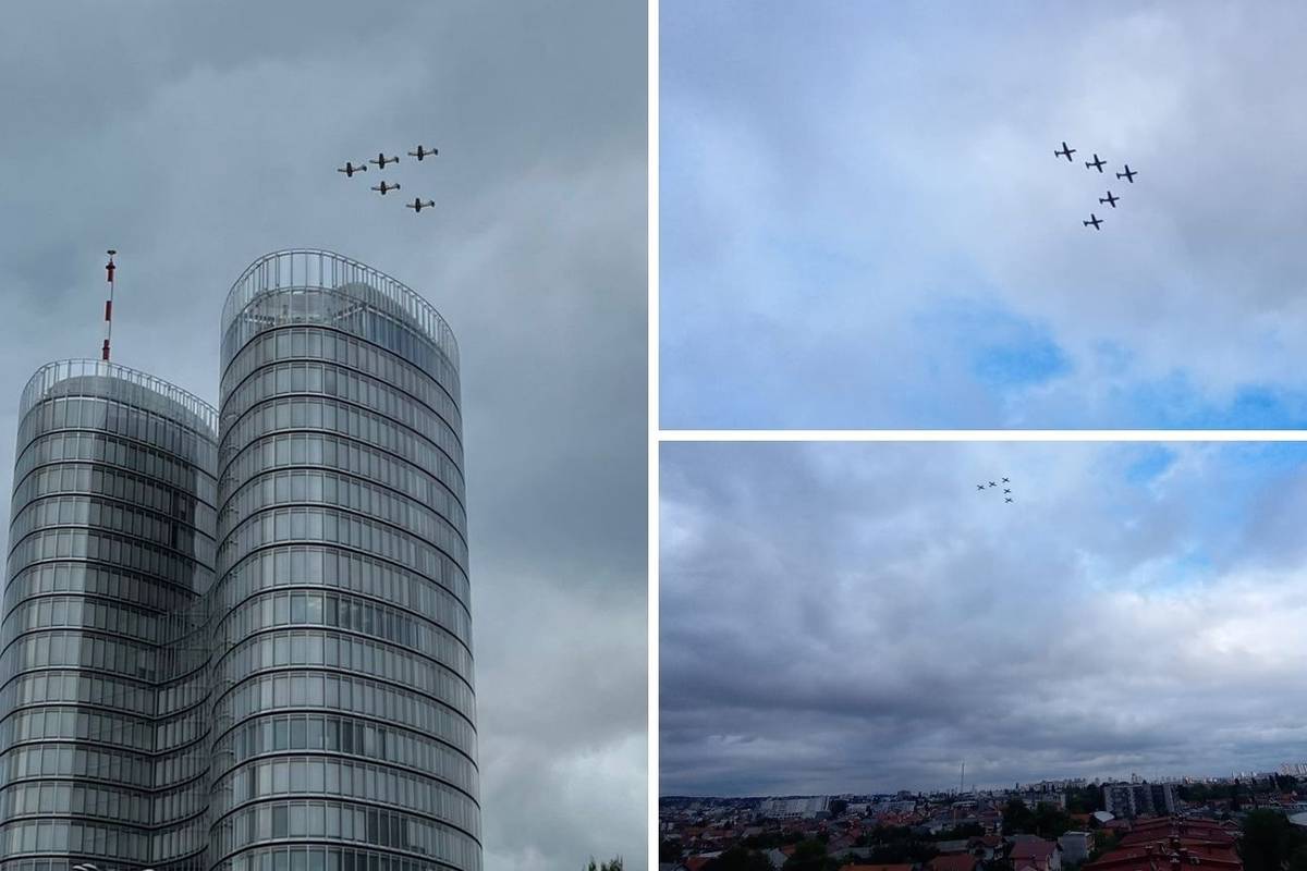 Pogledajte fotografije: Krila Oluje u preletu iznad Zagreba