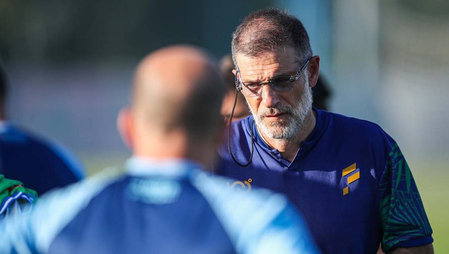 Zagreb: Slaven Bilić na prijateljskoj utakmici NK Lokomtiva-Al-Fateh