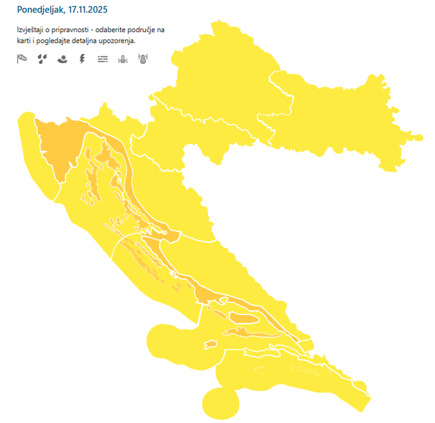 Stiže ledeni kaos, evo gdje će u Hrvatskoj pasti najviše snijega