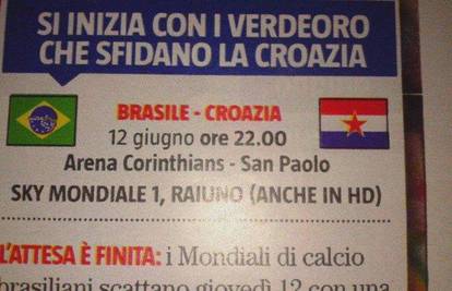 Talijani se zaigrali: Hrvatska sa zvijezdom na zastavi uoči SP-a