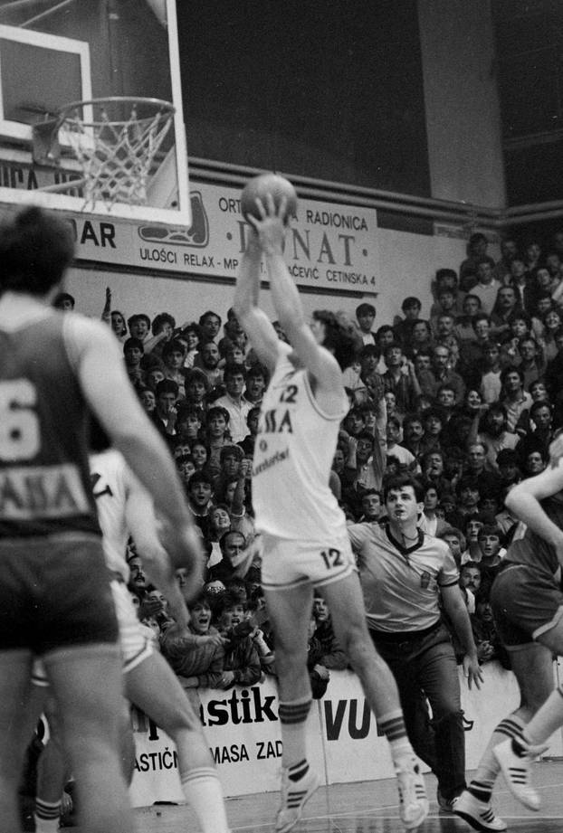 Druga utakmica finala play-offa Prvenstva Jugoslavije 1986. godine, KK Cibona - KK Zadar
