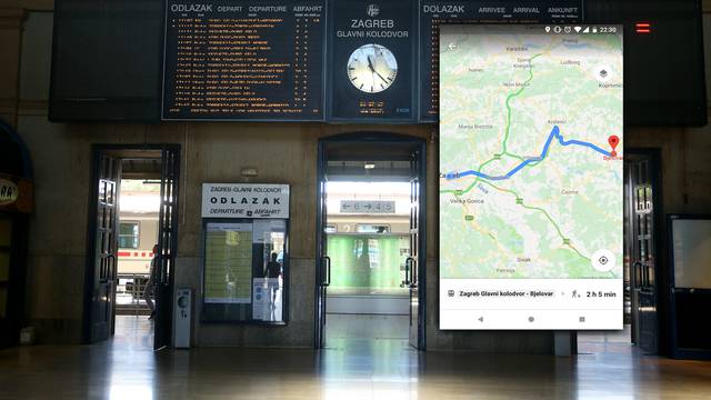 Preko Googlea i vlakom: HŽ-ov vozni red stigao u Google karte