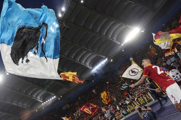 Italian soccer Serie A match - AS Roma vs SS Lazio