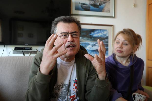 Rijeka: Ukrajinac Valerii Kochura, supruga Larisa i k&cacute;er Lesia Kalachikov