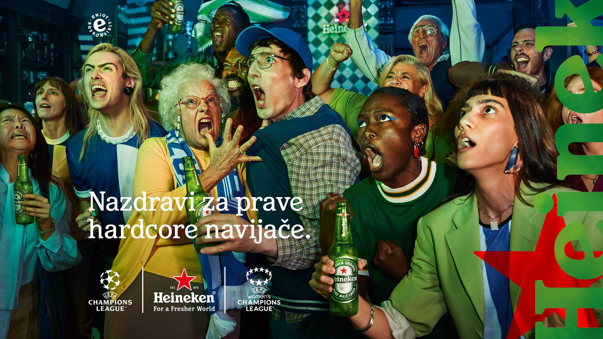 Heineken® nazdravlja pravim hardcore navijačima – nisu oni koji vam prvo padnu na pamet