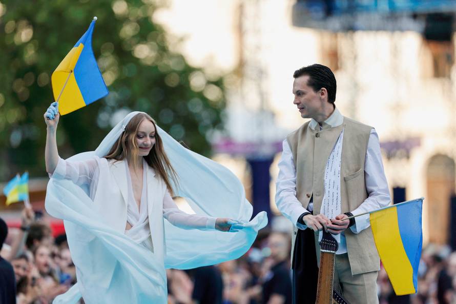 Eurovision Song Contest's 'Turquoise Carpet' event in Vienna